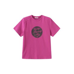 Cubic Loose Fit Printed T-shirt Rose UN female