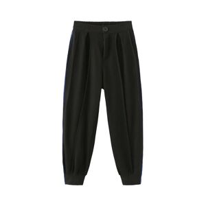 Cubic High Waisted Cuffed Pleated Pants Black S female