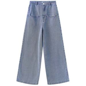 Cubic Oversized Wide Leg Blue Jeans Denim Blue S female