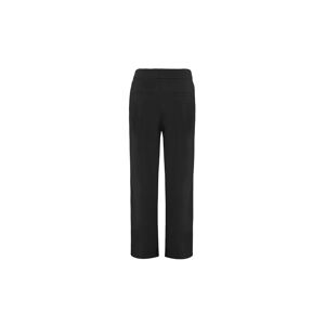 Cubic Wide Leg Contrast Stitching Tailored Trousers Black S female