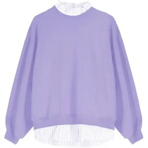 Cubic Oversized Basic Jersey Sweatshirt MediumPurple M female