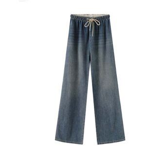 Cubic Elasticated Waist Straight Leg Jeans SteelBlue S female