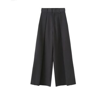 Cubic Oversized Pleated Tailored Trousers DarkGray M female