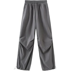 Cubic Oversized Parachute Pants Gray S female