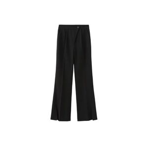 Cubic Asymmetric Slitted Tailored Trousers Black S female