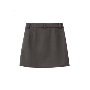 Cubic Tailored Mini Skirt DarkGray S female