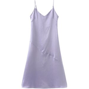 Cubic Asymmetric Sling Dress Lavender S female