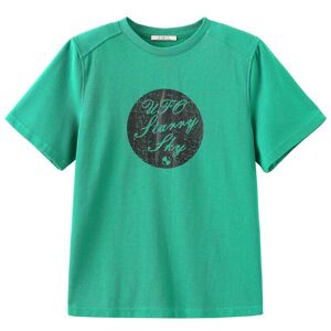 Cubic Loose Fit Printed T-shirt Green UN female