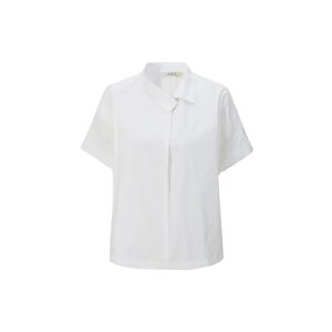 Cubic Oversized Asymmetrical White Shirt White UN female