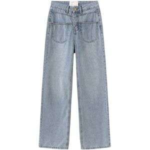 Cubic Backside Panelled Straight Leg Jeans Blue M female