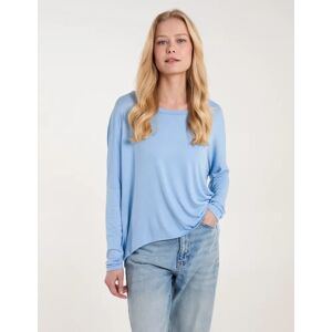 Blue Vanilla Batwing High Low Top - M/L / Light Blue - female