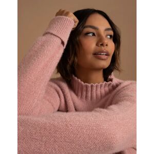 Blue Vanilla Oversized Roll Neck Jumper - M/L / PINK - female