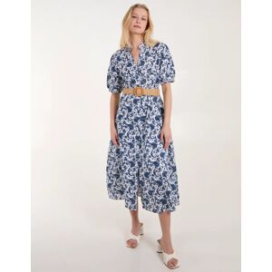 Blue Vanilla V Front Belted Dress - S / NAVY - female