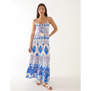 Blue Vanilla Tiered Maxi Dress - L / BLUE - female