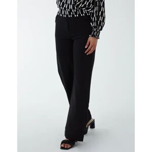 Blue Vanilla Wide Leg Formal Trouser - M / BLACK - female