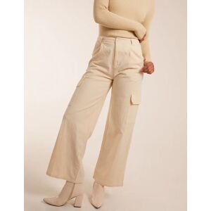 Blue Vanilla Trousers With Side Pocket - 8 / BEIGE - female