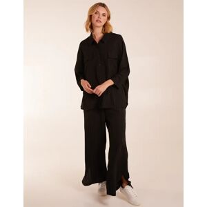 Blue Vanilla Shirt & Trousers Set - S/M / BLACK - female