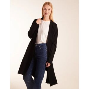 Blue Vanilla Midi Length Cardigan - M/L / BLACK - female