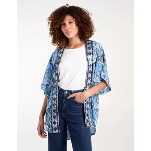 Blue Vanilla Cocoon Kimono - ONE / NAVY - female