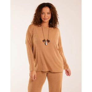 Blue Vanilla Acetate Top - ONE / Camel - female