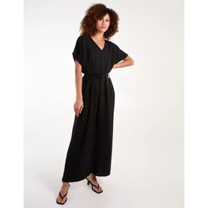 Blue Vanilla V Neck Straight Leg Relaxed Jumpsuit - ONE / BLACK - female