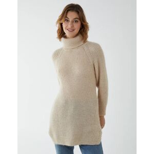 Blue Vanilla Knitted Roll Neck - ONE / BEIGE - female