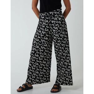 Blue Vanilla Daisy Wide Leg Trousers - L / BLACK - female