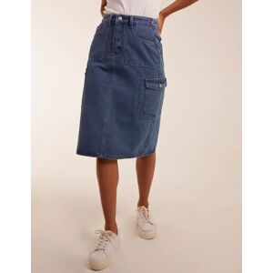 Blue Vanilla Pocket Denim Skirt - 12 / DENIM - female