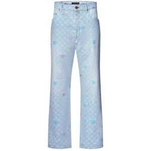 Louis Vuitton By Tyler The Creator Monogram Denim Pants Washed Indigo - Size: US 28 - blue - Size: US 28