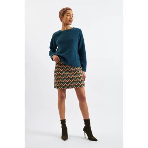 Louche Aubin Geo Jacquard Mini Skirt 12 Female