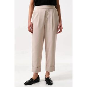 Louche Bayeux Sustainable Satin Back Crepe Trouser - Camel 16 Female