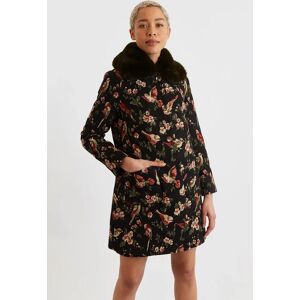 Louche Dryden Tweet Jacquard Coat black 8 Female