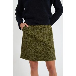 Louche Dylan Animal Print Mini Skirt green 10 Female