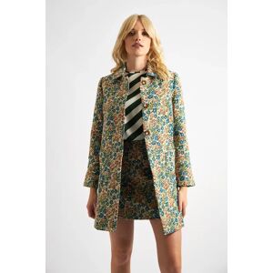 Louche Dryden Aubusson Jacquard Coat green 8 Female