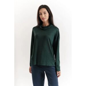 Louche Europa Marl Polo Neck Top in Green green 16 Female