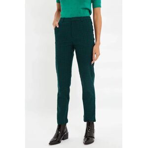 Louche Joele Golf Gingham Slim Ankle Length Trouser green 10 Female