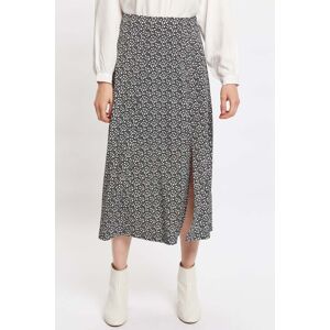 Louche Kiyo Candy Bud Print Midi Skirt black 8 Female