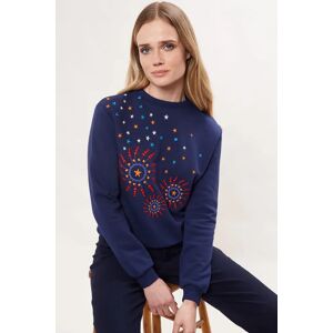 Louche Jan Firework Embroidered Sweatshirt red 14 Female