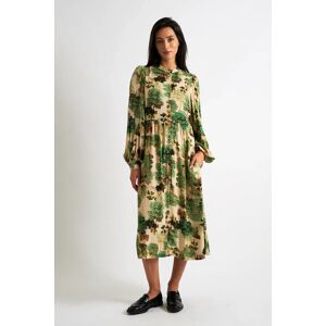 Louche Nayma Forestscape Print Midi Dress - Green green 8 Female