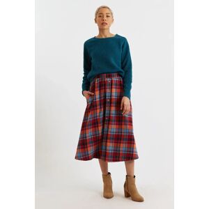 Louche Nese New Tartan Midi Skirt red 14 Female