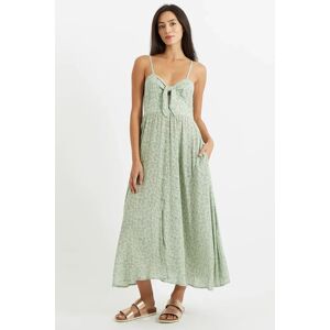 Louche Sirin Lucky Flower Strappy Midi Dress green 12 Female