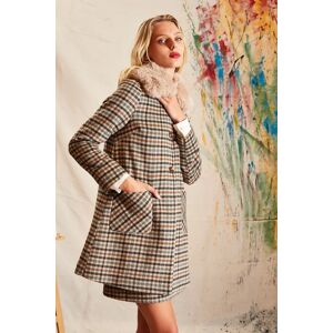 Louche Dryden Wexford Check Coat 10 Female