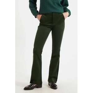 Louche Jayelyn Babycord Flared Trouser - Forest Green red 10 Female