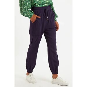 Louche Chava Cargo Trouser Navy Navy 14 Female