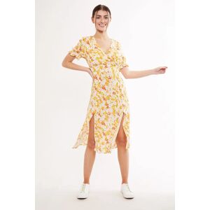 Louche Corina Retro Floral Midi Dress Floral 8 Female