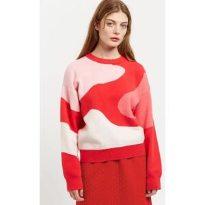 Louche Delaney Swirl Design Sweater red 16 Female