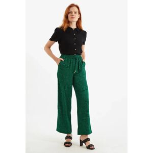 Louche Emmanuella 60s Patchwork Print Pyjama Style Trouser green 12 Female