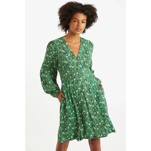 Louche Hedi Cat Camo Long Sleeved Mini Dress green 10 Female