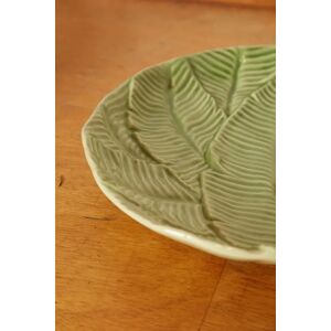 Joy Large Embossed Fern Platter green Female