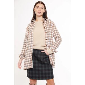 Louche Meriam Check Shacket - Beige Beige 12 Female